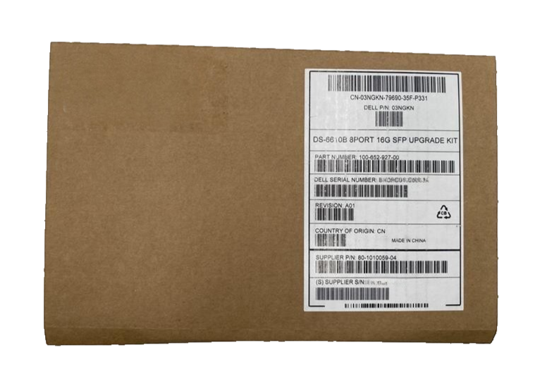 NEW Dell Brocade DS-6610B 8Port 16G SFP+ Transceiver Upgrade Kit + License 3NGKN