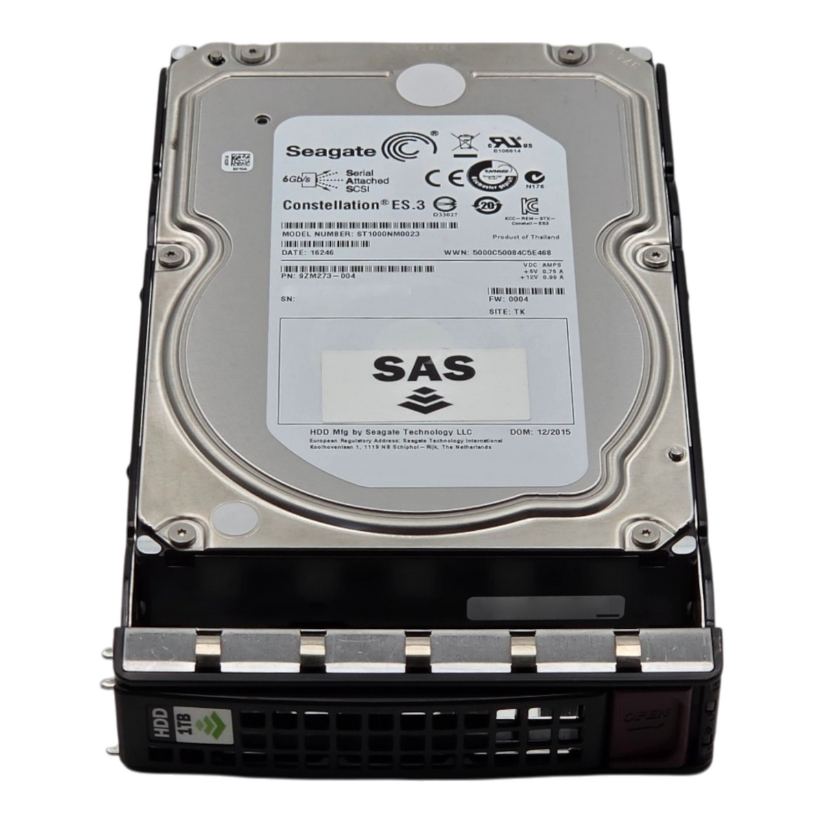 Nimble Seagate ST1000NM0023  1TB 7.2K 128MB SAS 6G 3.5" 512n LFF HDD FW: N004