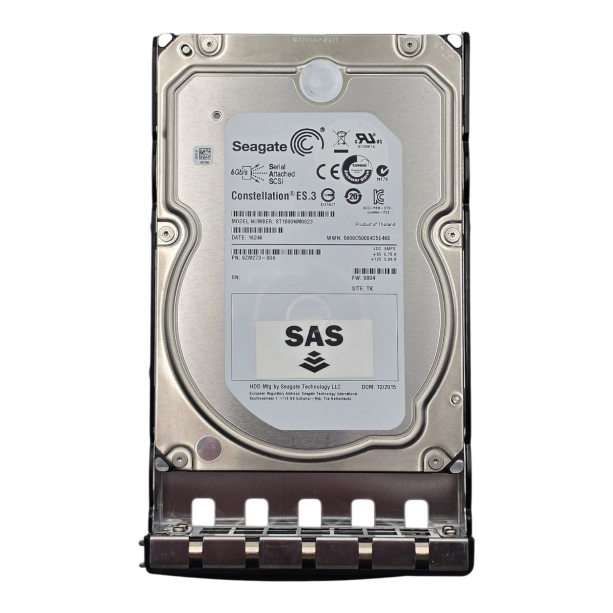 Nimble Seagate ST1000NM0023  1TB 7.2K 128MB SAS 6G 3.5" 512n LFF HDD FW: N004