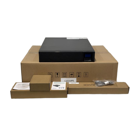 New CertaUPS C605R Online 6kVA / 6kW Single Phase Terminal Block UPS C650R-060-C