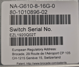 Brocade G610 24x 32Gb SFP+ Port 8-Active Fibre Channel Switch NA-G610-8-16G-0