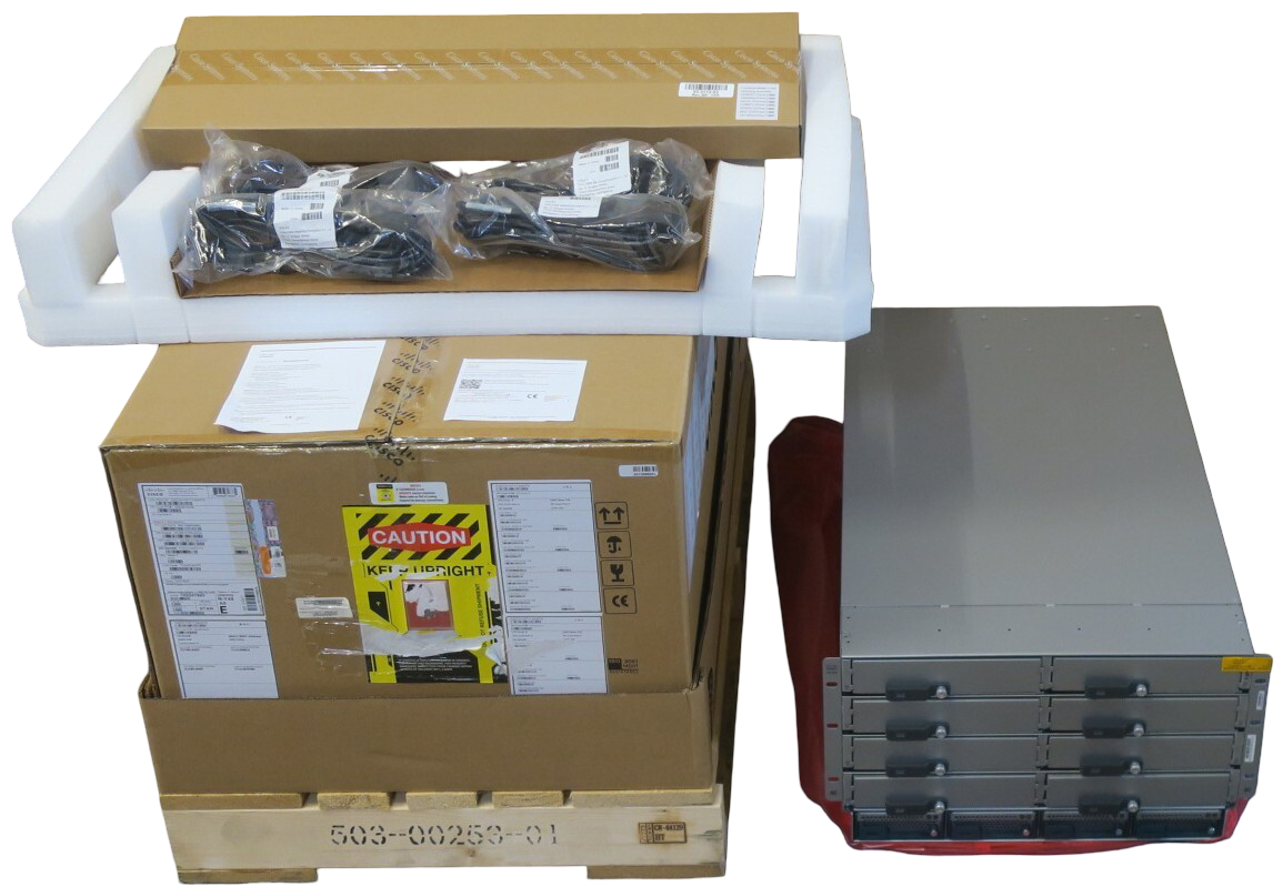 NEW Cisco UCS 5108 8-Slot Blade Server Chassis UCSB-5108-AC2 2x UCS 2204XP 4xPSU