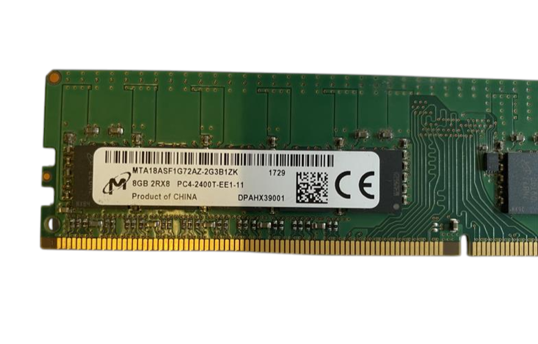 Fujitsu 8GB 2Rx8 PC4-2400T ECC Memory RAM S26361-F3934-L514 S26361-F3934-E514