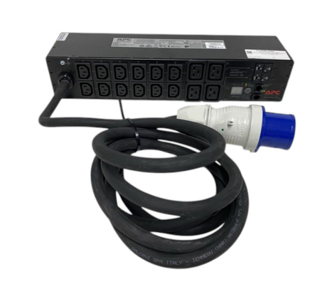 APC AP7822B 16-Way 12x C13 4x C19 Outlet 2U Rackmount 32A 1PH Metered PDU