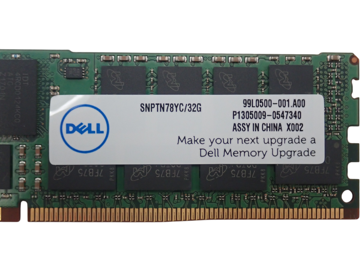NEW Dell 32GB 2Rx4 PC4-2666V DDR4-21300 ECC REG CL19 Memory RAM SNPTN78YC/32G