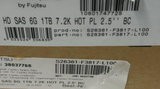 NEW Fujitsu 1TB SAS 6G 7.2k 2.5" Hot-Plug Hard Drive HDD S26361-F3817-L100