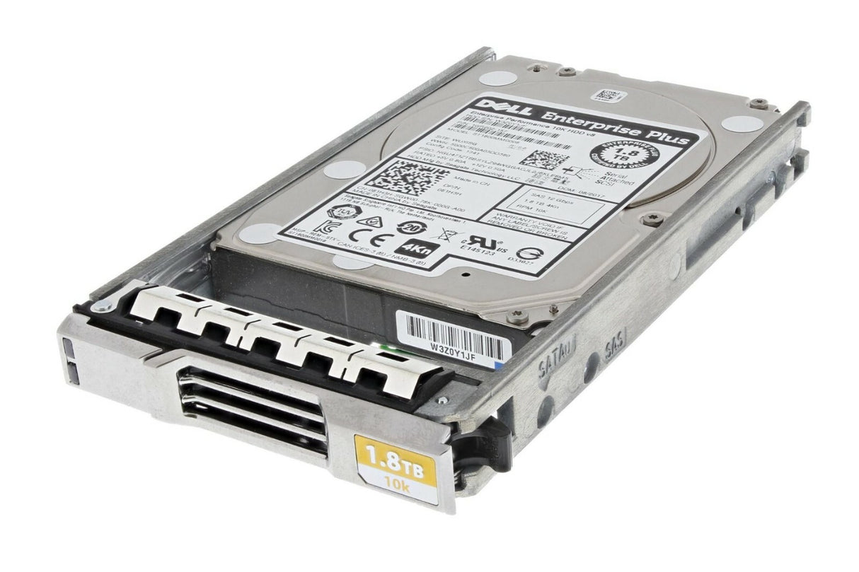 Dell EqualLogic 1.8TB SAS 10k 2.5" 12G 4Kn HDD 61H3H in PS6100/PS6210/PS4210 cad