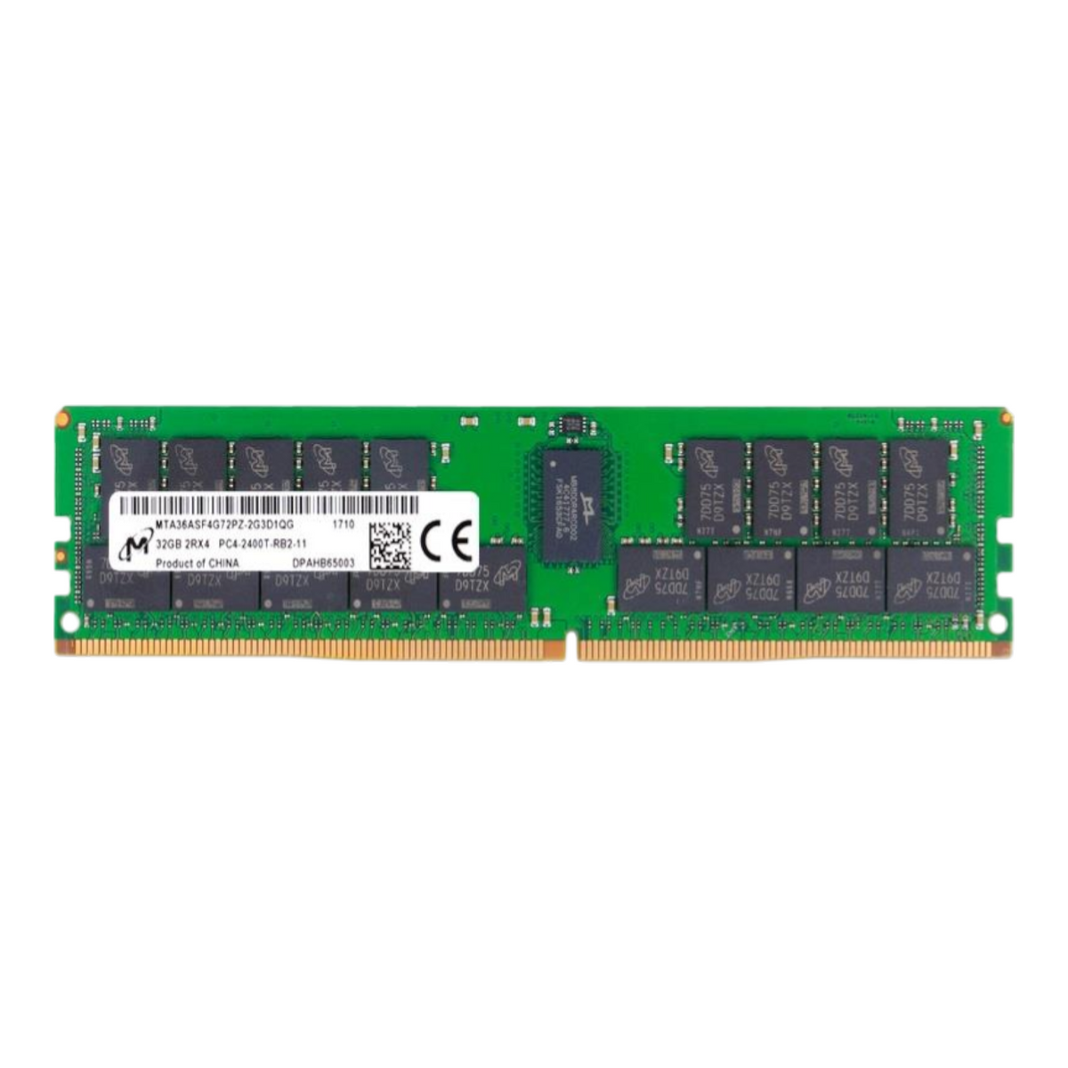 Micron 32GB 2Rx4 PC4-2400T DDR4-19200 ECC RDIMM Memory MTA36ASF4G72PZ-2G3D1QG