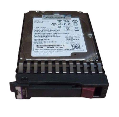 HPE MSA 1.2TB 10K 12G SAS 2.5" SFF HDD Hard Drive + Caddy J9F48A 787648-001