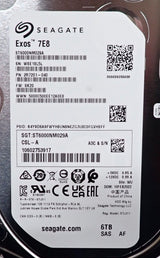NEW Fujitsu Eternus 6TB 7.2K SAS 12G LFF Hard Drive FTS:ETJ4NB6A-L-W For JX40 S2