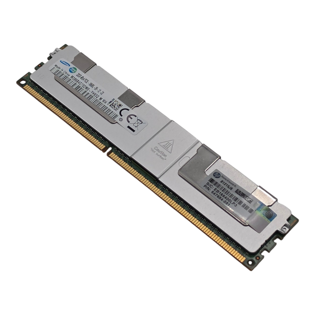 HP 647903-B21 32GB 4Rx4 PC3L-10600L DDR3L CL9 1.35V ECC REG LRDIMM Memory