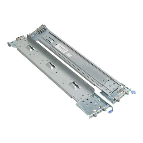 Dell PowerVault MD2412 MD2424 2U Rail Kit Rack Rails Left & Right XXP2T HJ1D4