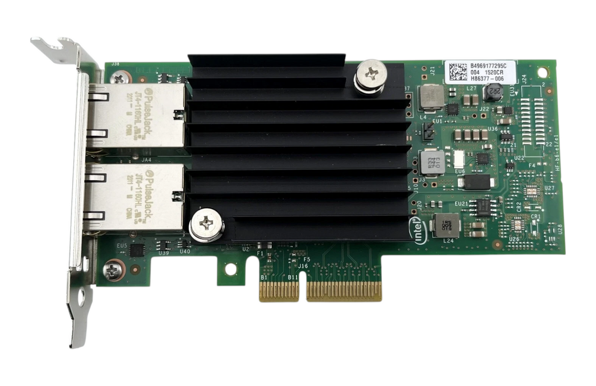 Intel X550-T2 2-Port 10Gb RJ45 10GBASE-T PCIe Network Adapter Half Height