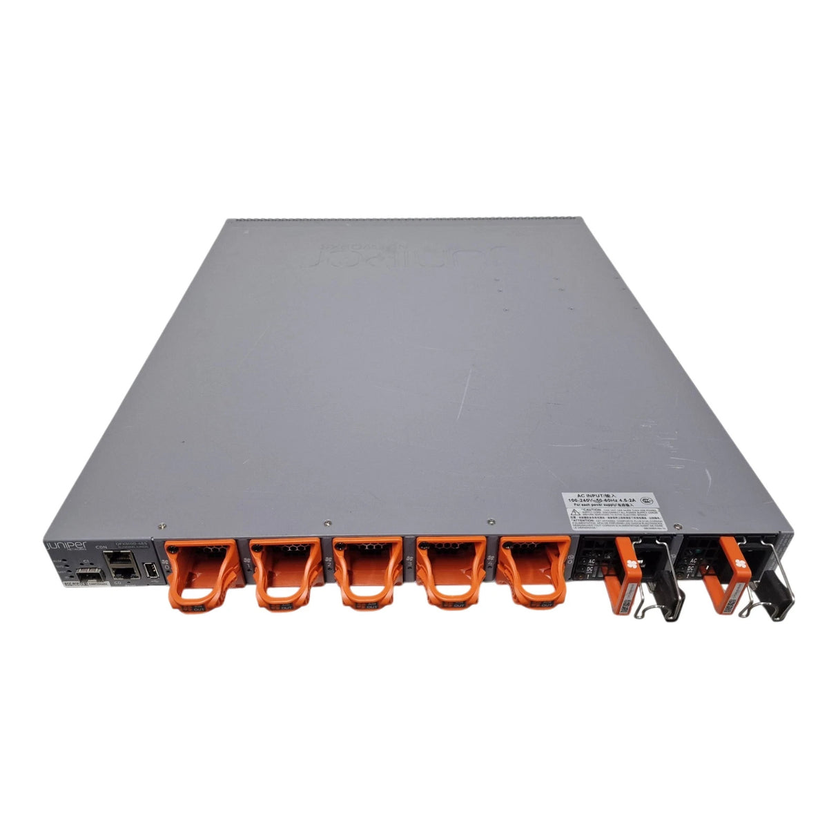 Juniper QFX5100-48S-6Q 48x 1/10Gb SFP+ + 6x 40GbE QSFP Port F2B L3 Switch 2x PSU