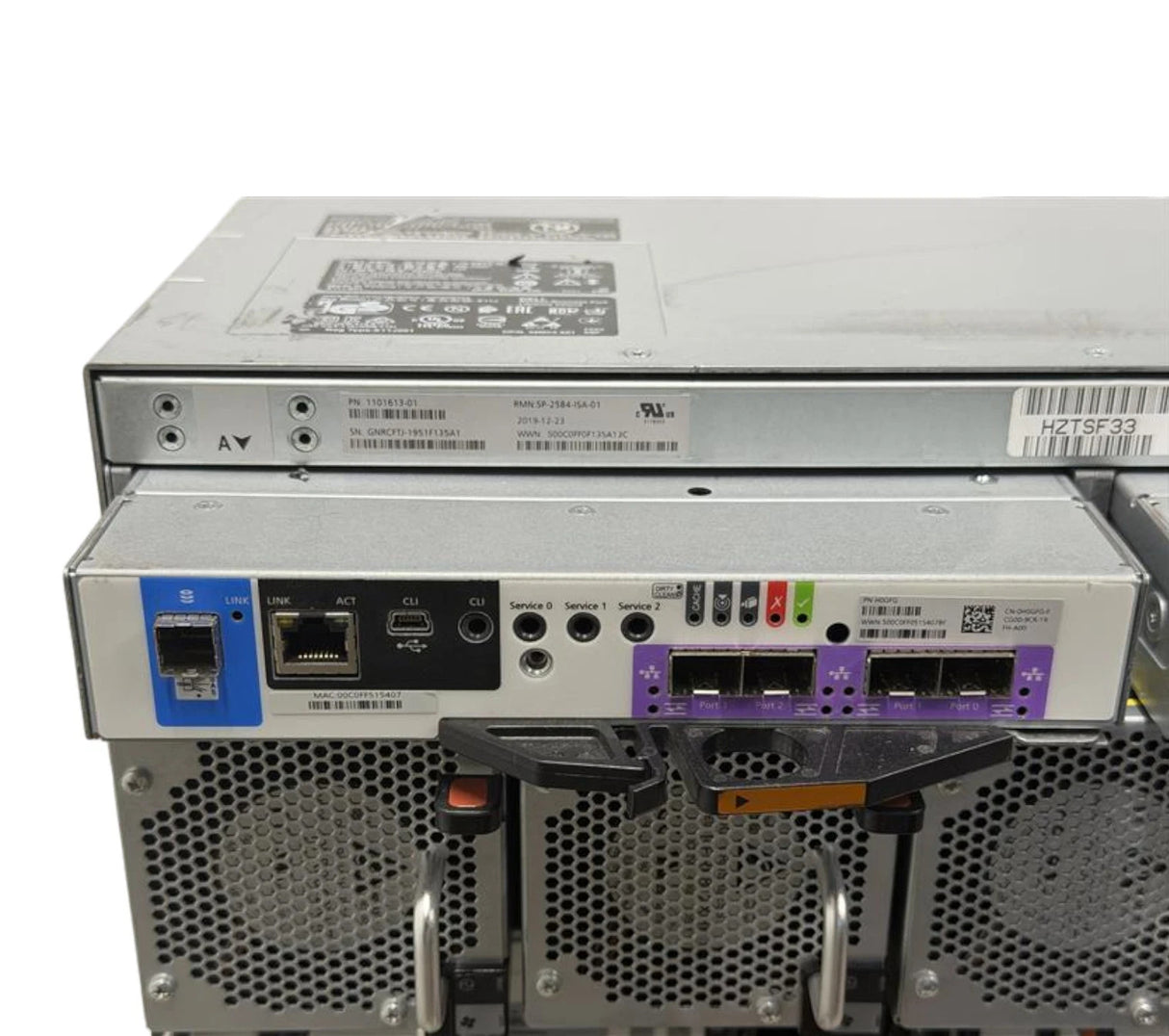 Dell EMC PowerVault ME4084 5U 84LFF 2x 16G FC/10G iSCSI Controller Storage Array
