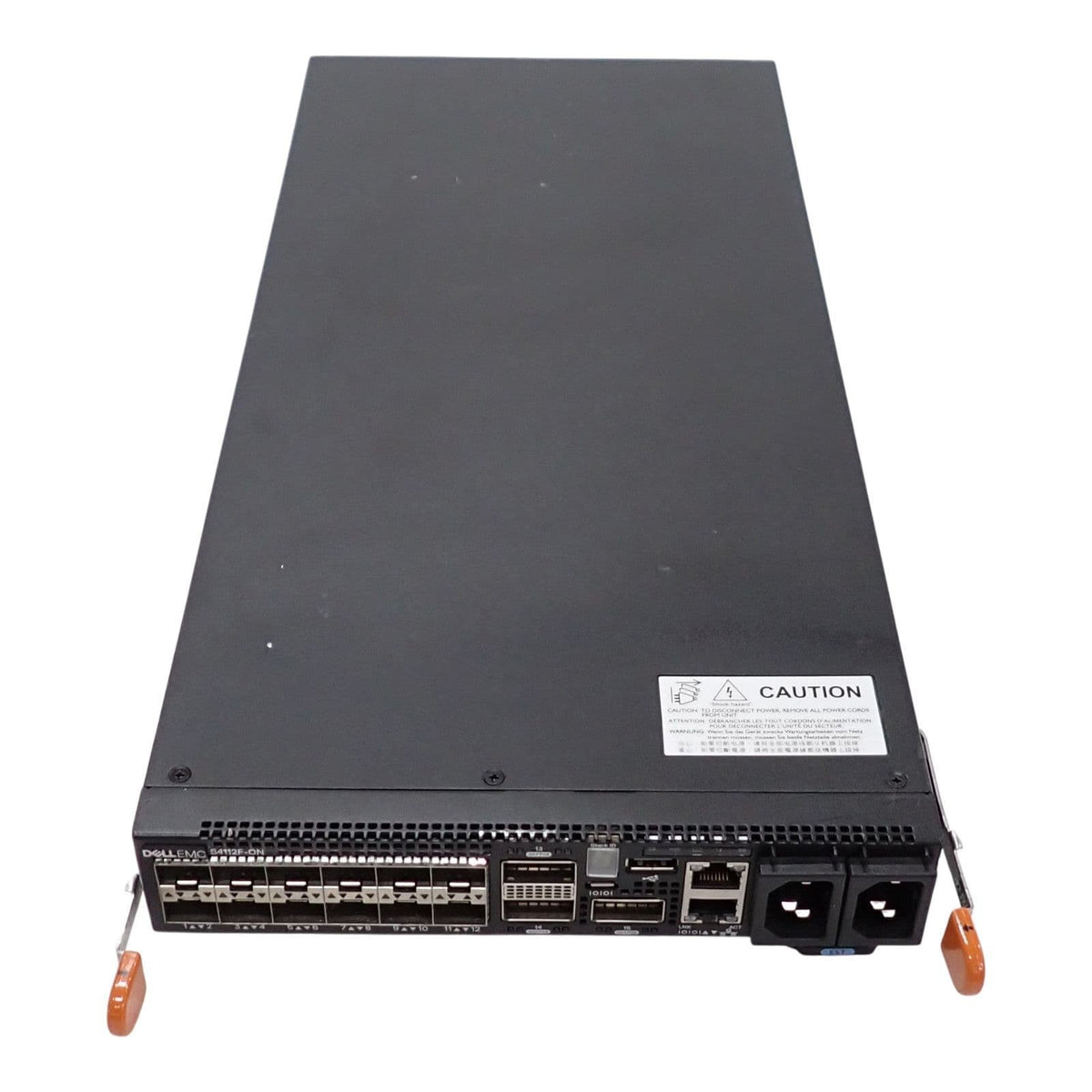 Dell Networking S4112F-ON 12x 10G SFP+ 3x 100G QSFP28 F2B Managed Switch OS10