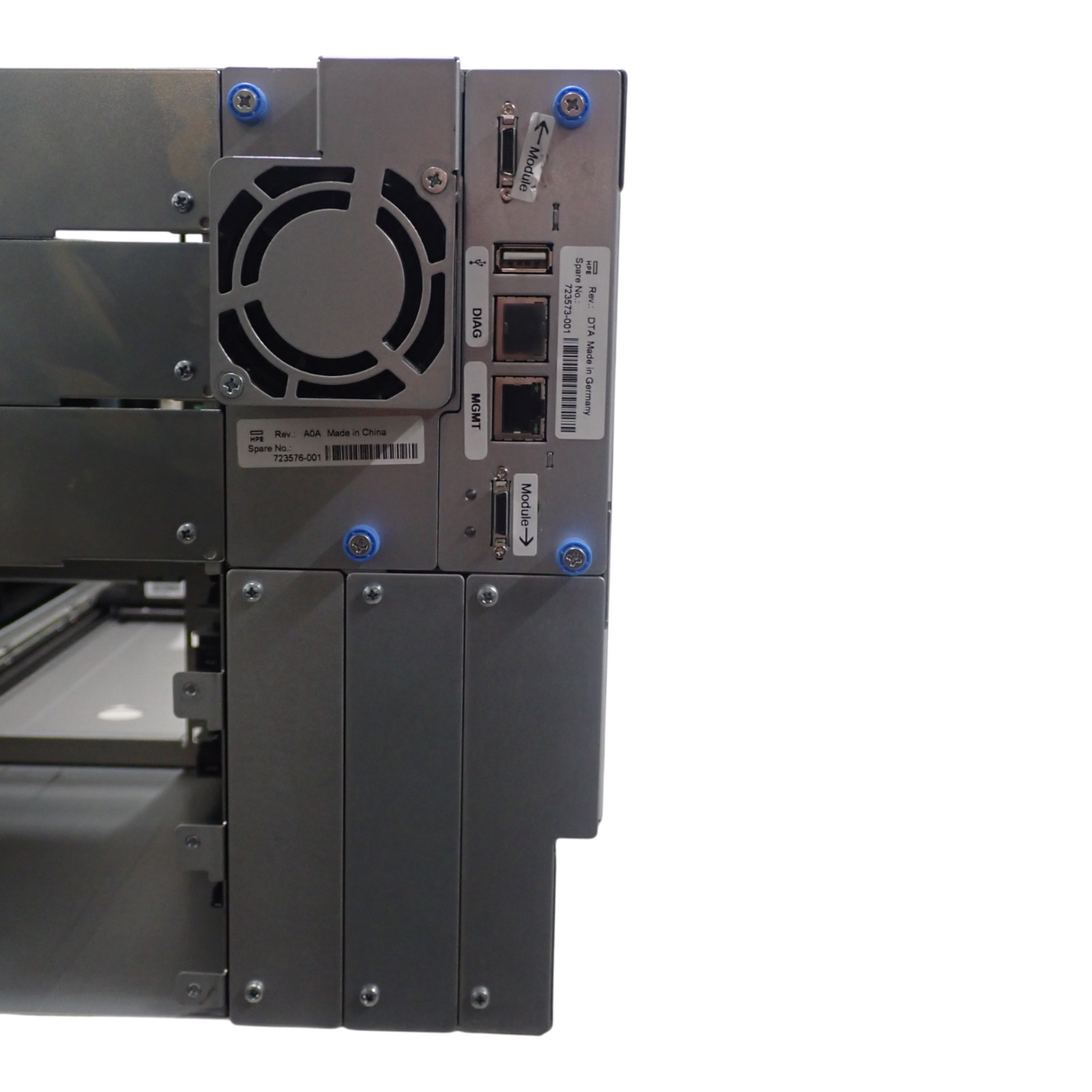 HPE Storage MSL6480 80xTape Slots 6xHH LTO 7/8/9 Drive Slots QU625A Tape Library