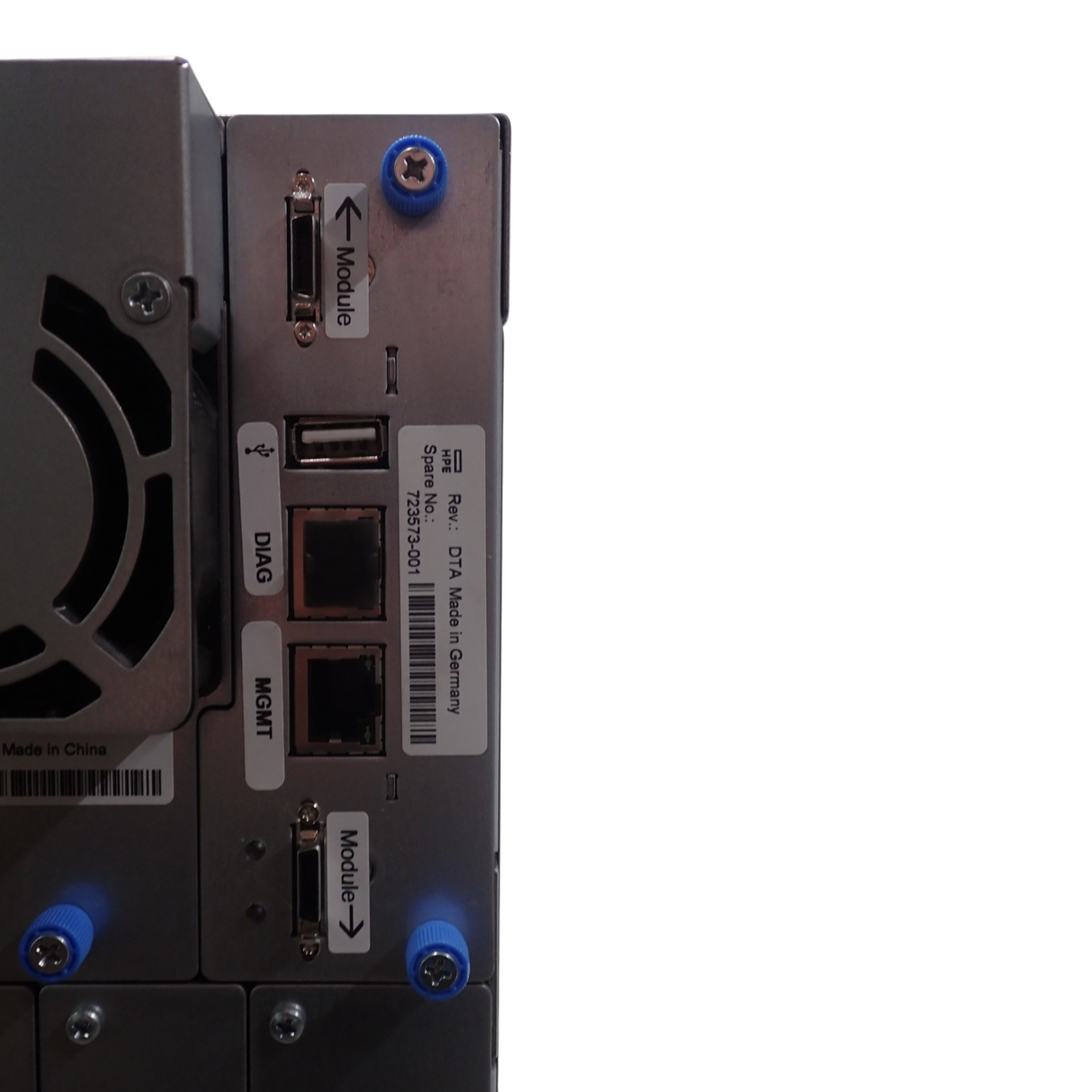 HPE Storage MSL6480 80xTape Slots 6xHH LTO 7/8/9 Drive Slots QU625A Tape Library