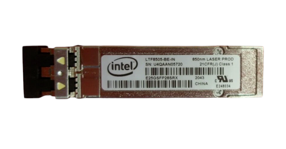 New Intel LTF8505-BE-IN 10G/25GBASE-SR SFP28 SR 850nm LC 300m FC Transceiver SFP