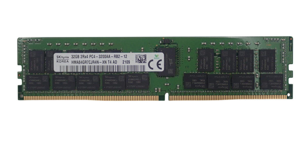 NEW SK Hynix 32GB 2Rx4 PC4-3200AA DDR4-25600 ECC RDIMM Memory HMA84GR7CJR4N-XN