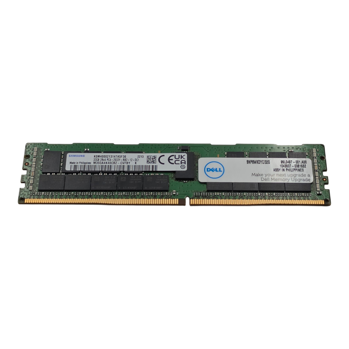 NEW Dell SNP8WKDYC/32G 32GB 2Rx4 PC4-2933Y DDR4-23400 ECC REG Server RAM Memory