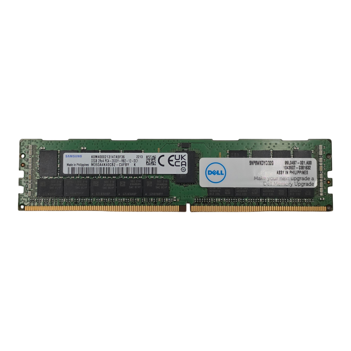 NEW Dell SNP8WKDYC/32G 32GB 2Rx4 PC4-2933Y DDR4-23400 ECC REG Server RAM Memory