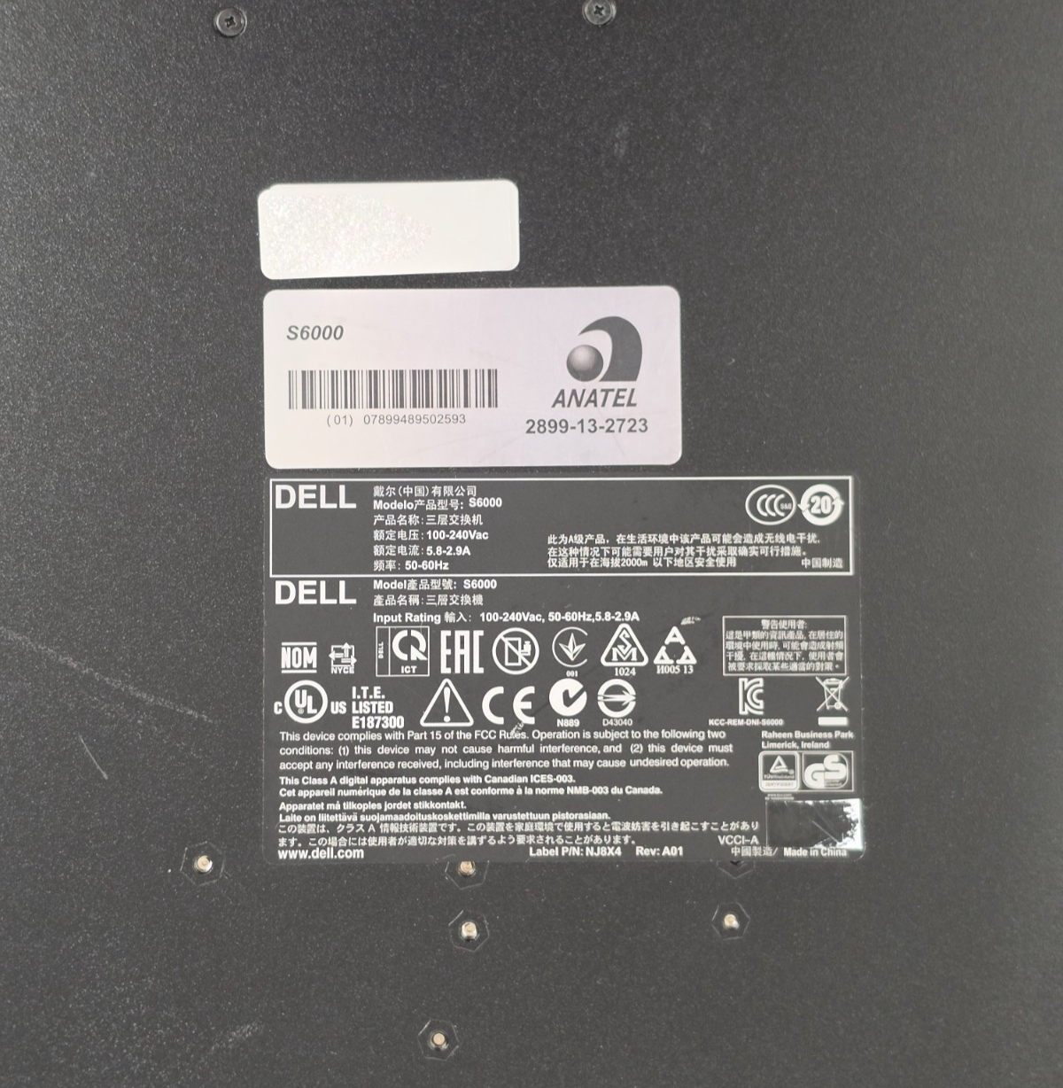 Dell Networking S6000-ON 32x 40GbE QSFP+ 2x PSU L3 ToR B2F Network Switch OS9.11