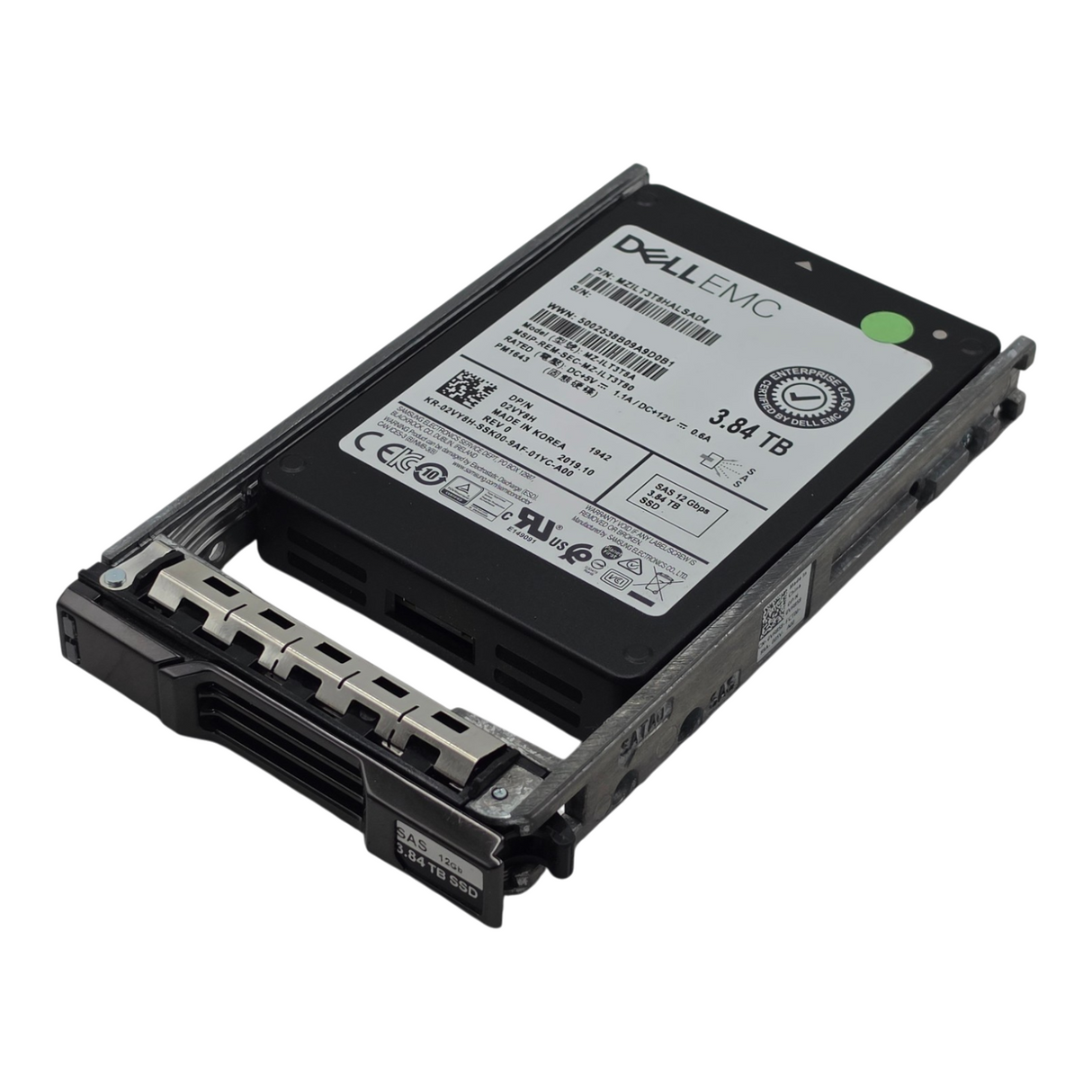 Dell 2VY8H Compellent 3.84TB 12G SAS RI Read Intensive 2.5" SFF Enterprise SSD