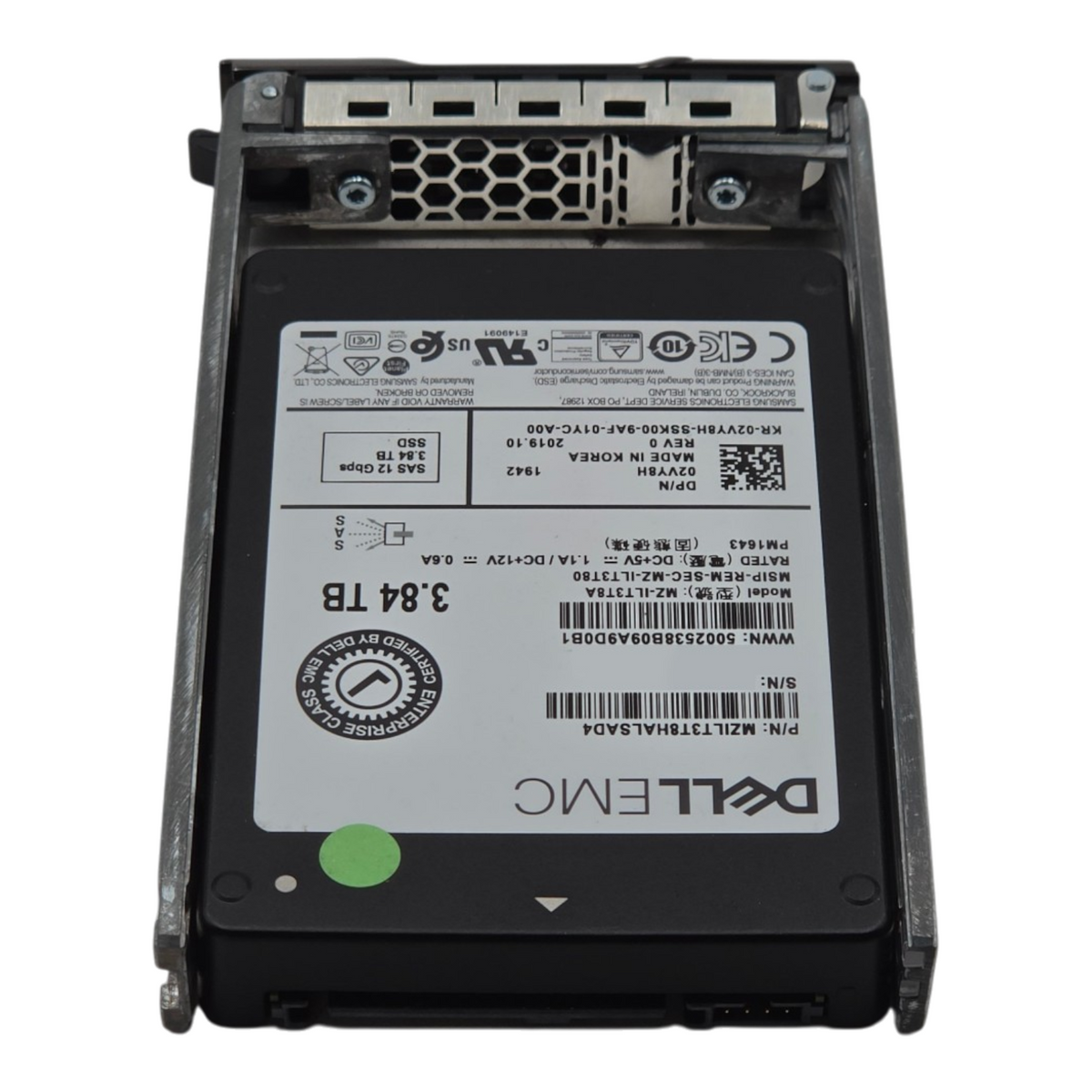 Dell 2VY8H Compellent 3.84TB 12G SAS RI Read Intensive 2.5" SFF Enterprise SSD