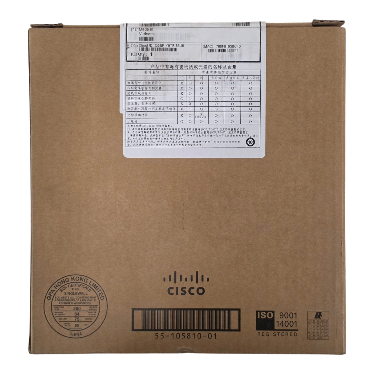 NEW Cisco CW9171 Wireless WiFi 7 PoE+ Tri-Band Wireless Access Point CW9171I-RTG