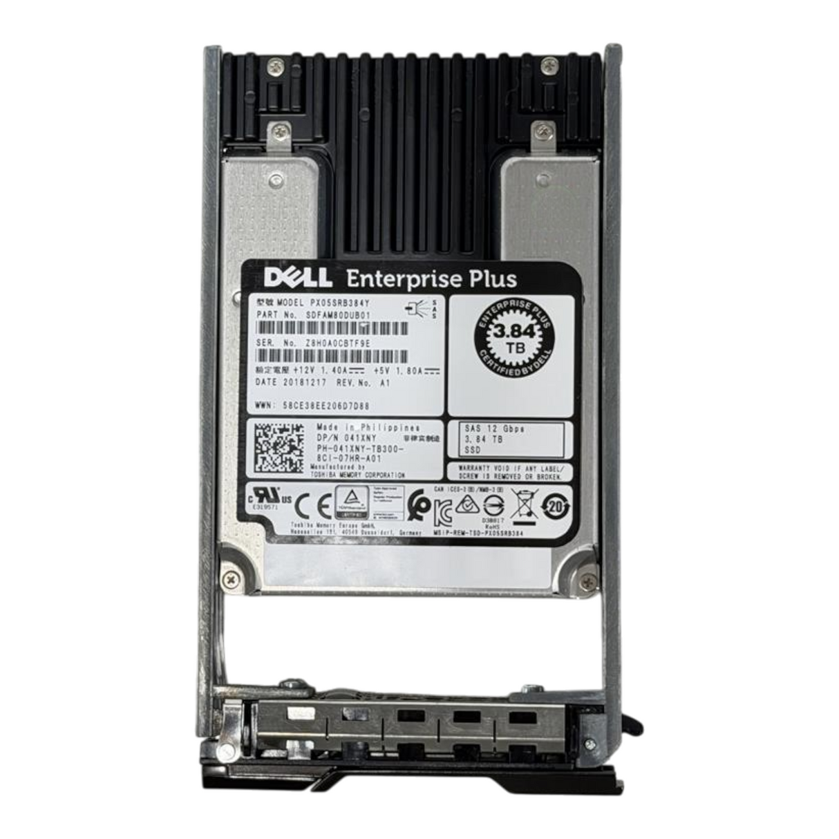 Dell Compellent 3.84TB SAS 12G Read Intensive Enterprise Plus 2.5" SSD 41XNY
