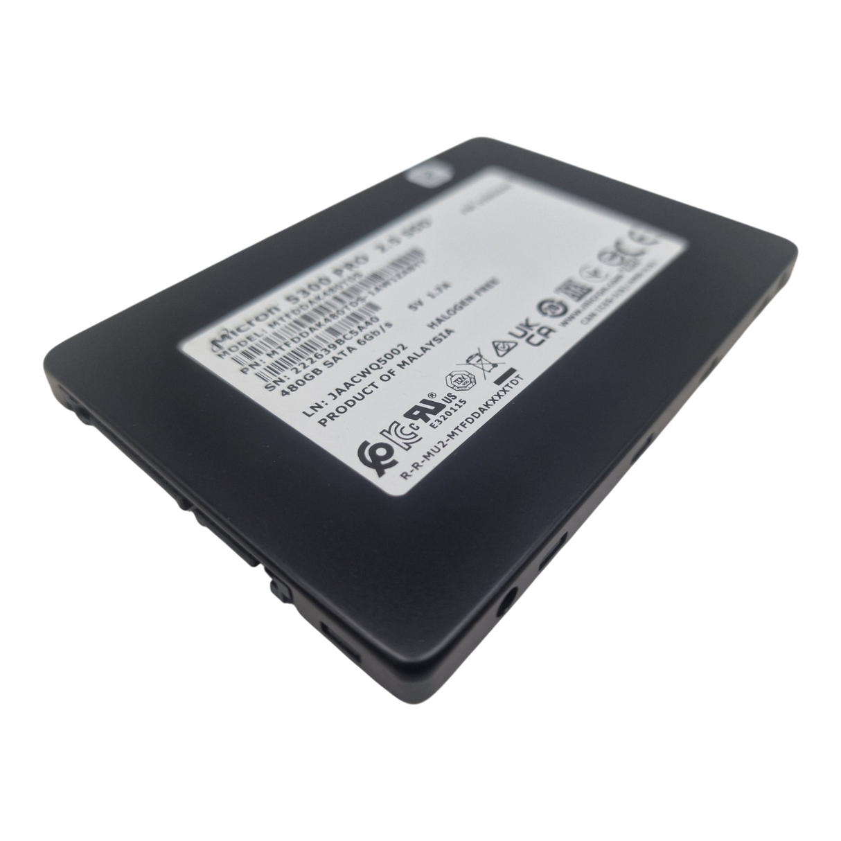 NEW Micron 480GB SATA 6G TLC Mixed Use 2.5" Solid State Drive SSD MTFDDAK480TDS