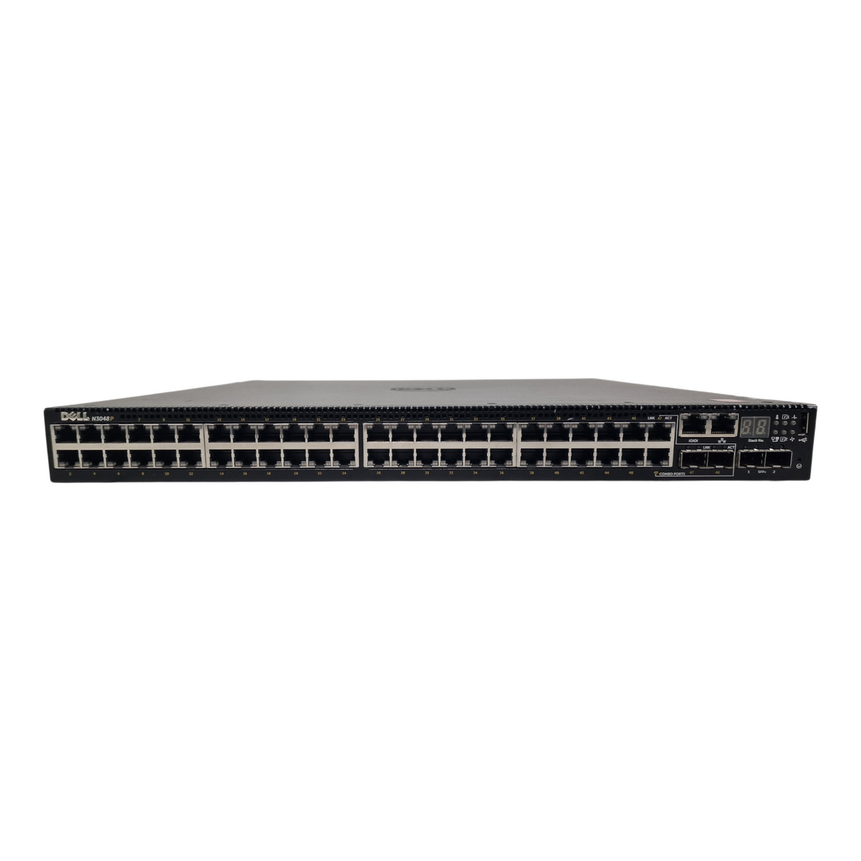 Dell EMC Networking N3048P 48-Port Gigabit PoE+ L3 Managed Network Switch OS6.1