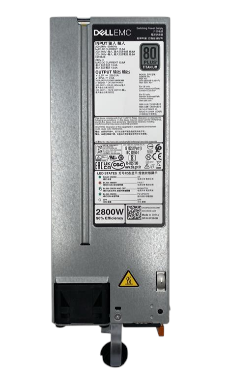 NEW Dell PowerEdge 2800W 80+ Titanium Power Supply PSU P56GH For 15th/16th Gen