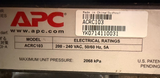 APC ACRC103 Inrow RC 300mm 42U 240V 16A IEC309 Water Cooling Server Chiller