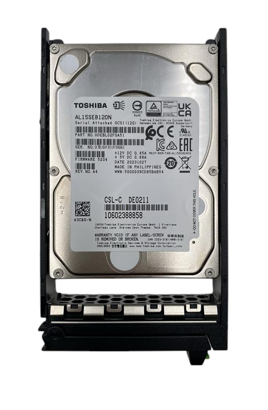 NEW Fujitsu 1.2TB 10K 12G SAS 512n 2.5" SFF HDD with Caddy S26361-F5729-L112
