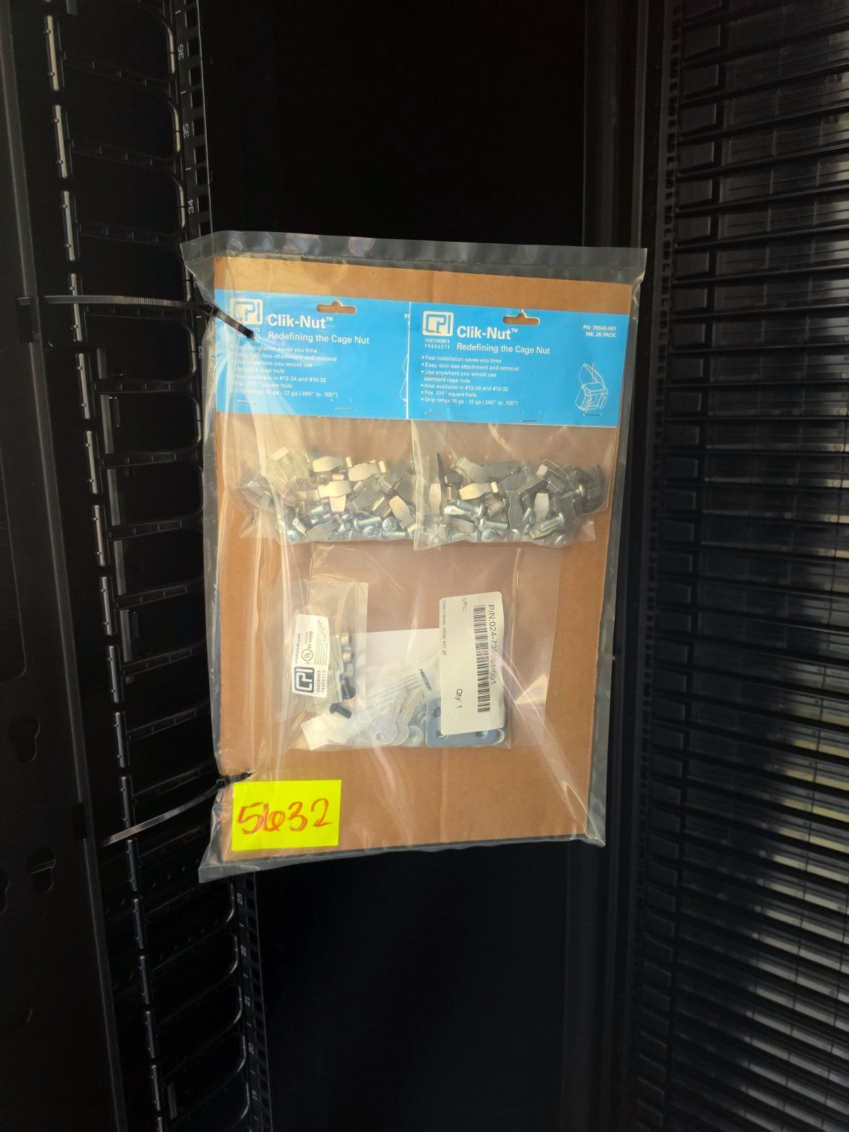 NEW CPI ZetaFrame 45U Server Rack Cabinet Enclosure 600W x 1200D TSZ1535987
