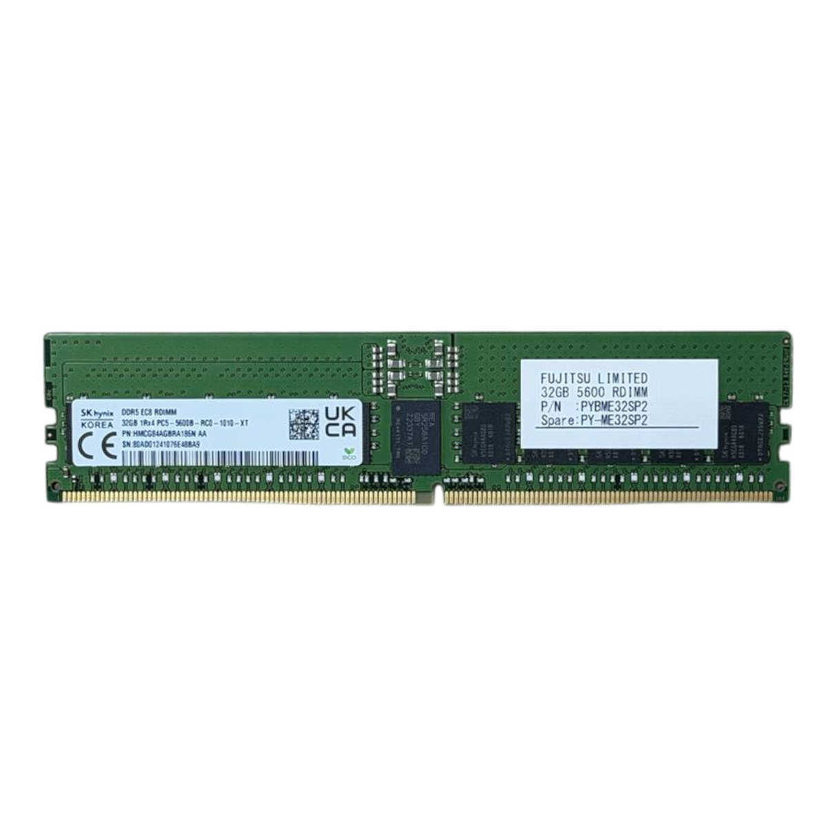 NEW Fujitsu 32GB 1Rx4 PC5-5600B DDR5-44800 ECC RDIMM Memory PYBME32SP2