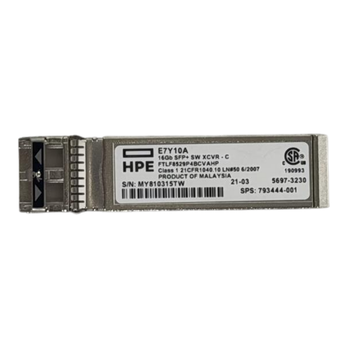 HPE StoreFabric SN1100Q Dual Port 16G FC HH Host Bus Adapter P9D94A 853011-001