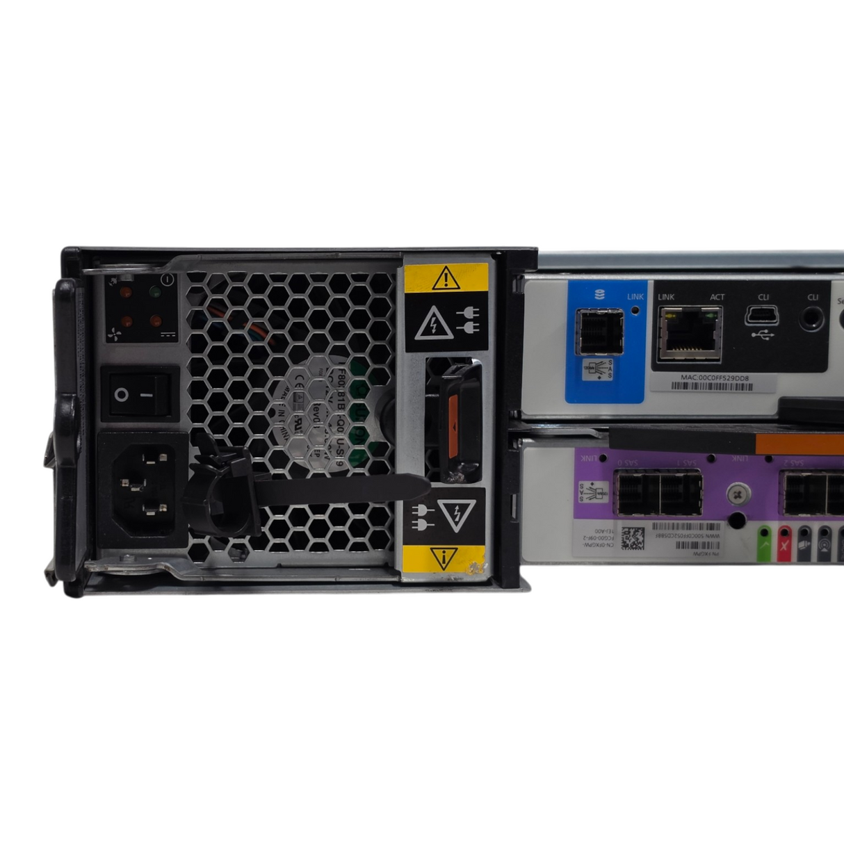 Dell PowerVault ME4024 24-Bay 2.5" SFF 2 x Quad Port 12G SAS Storage Controller