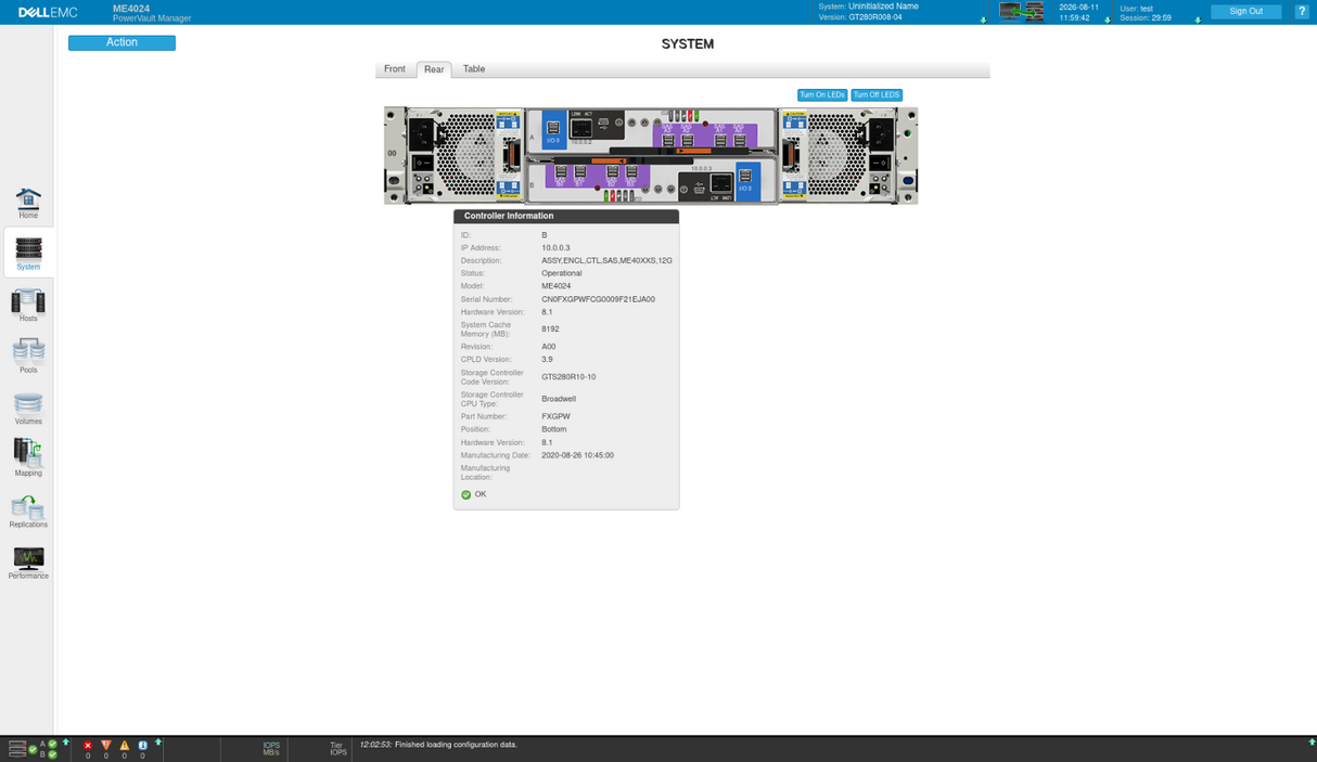 Dell PowerVault ME4024 24-Bay 2.5" SFF 2 x Quad Port 12G SAS Storage Controller