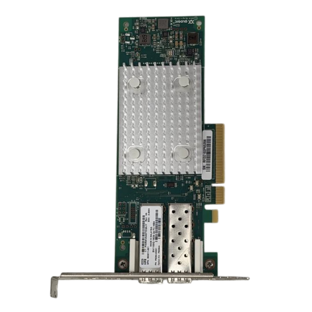 HPE StoreFabric SN1100Q Dual Port 16G FC Host Bus Adapter HBA P9D94A 853011-001