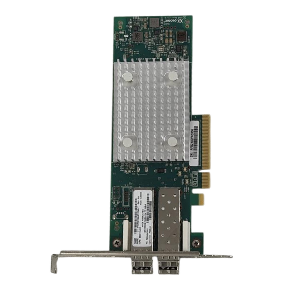 HPE StoreFabric SN1100Q Dual Port 16G FC FH Host Bus Adapter P9D94A 853011-001