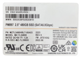 Fujitsu Samsung PM897 480GB 6G SATA 2.5" SFF SSD with Caddy S26361-F5940-L480