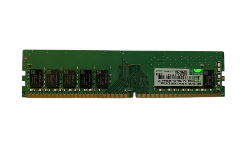 HPE 8GB 1Rx8 PC4-2666V ECC Memory Ram 879505-B21 HMA81GU7CJR8N-VK