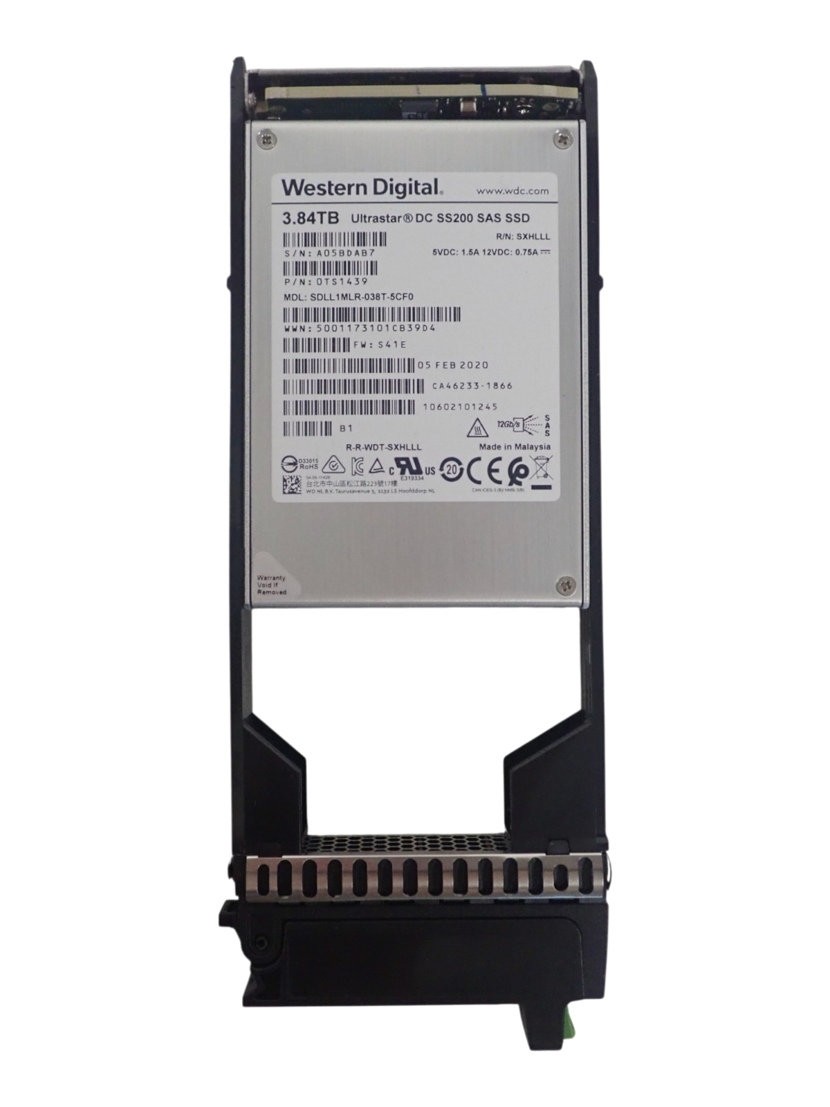 Fujitsu Eternus DX S3/S4/S5 3.84TB SAS 12G 2.5" ETASATF-L SSD CA08226-E896