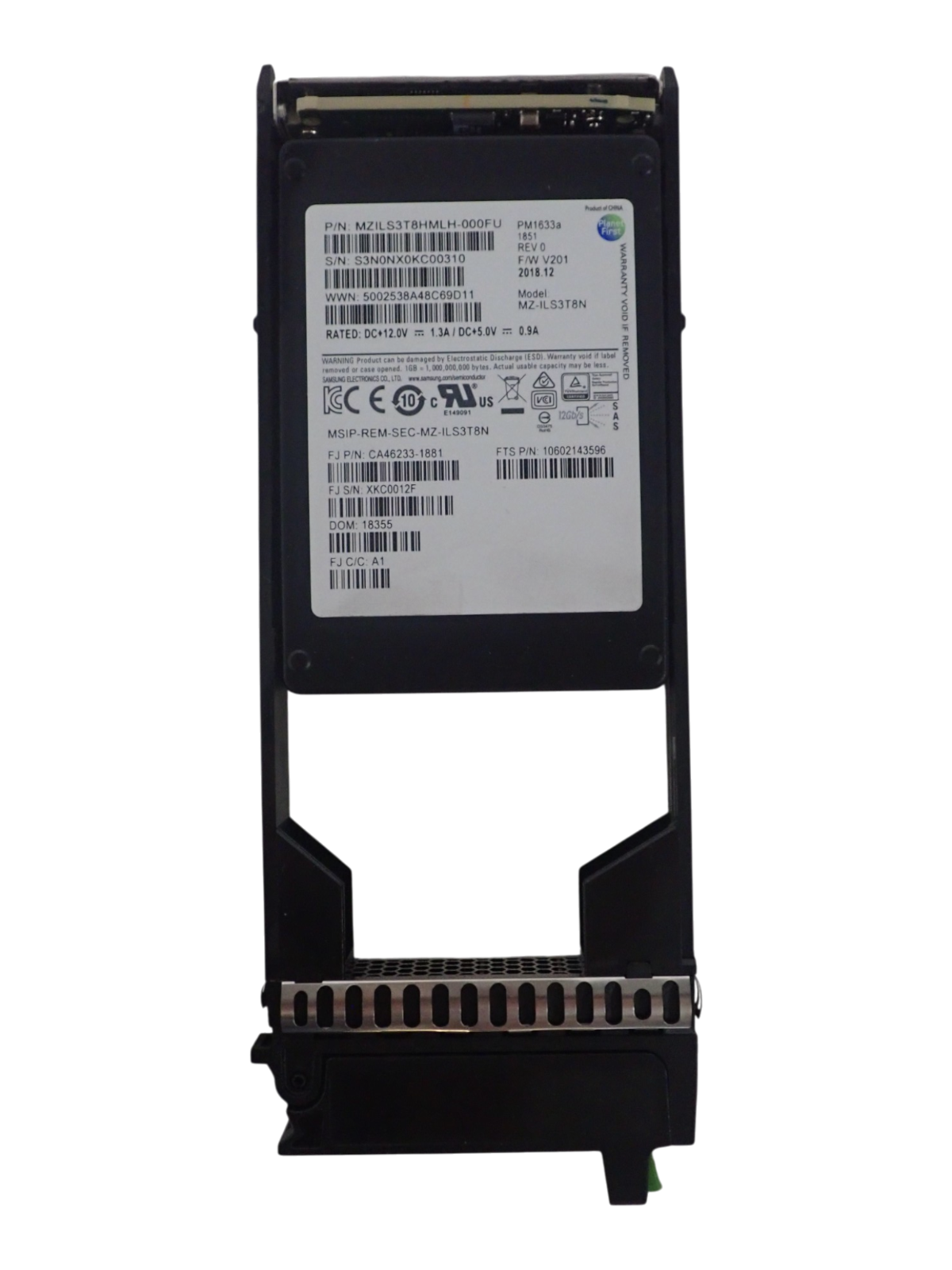 Fujitsu Eternus DX S3/S4/S5 3.84TB SAS 12G 2.5" ETASATF-L SSD CA08226-E926