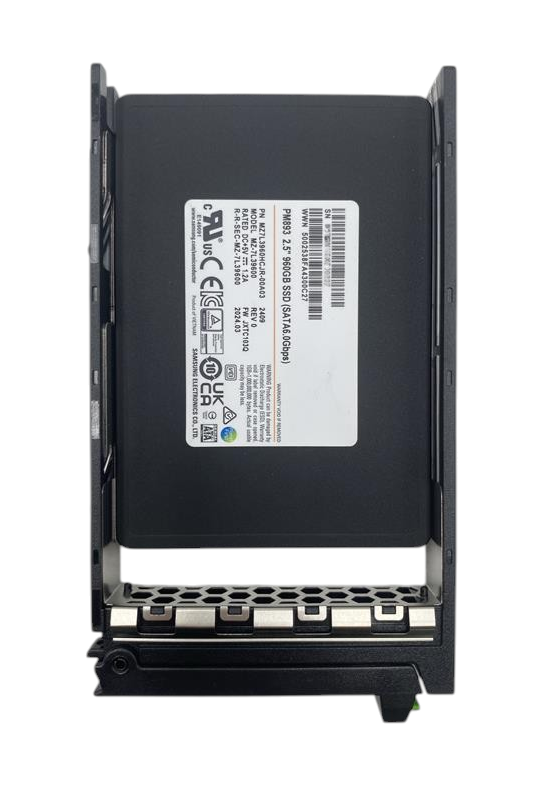 NEW Fujitsu 960GB SATA 6G MU SFF SSD + M2/M3/M4 Caddy PM893 S26361-F5940-L960