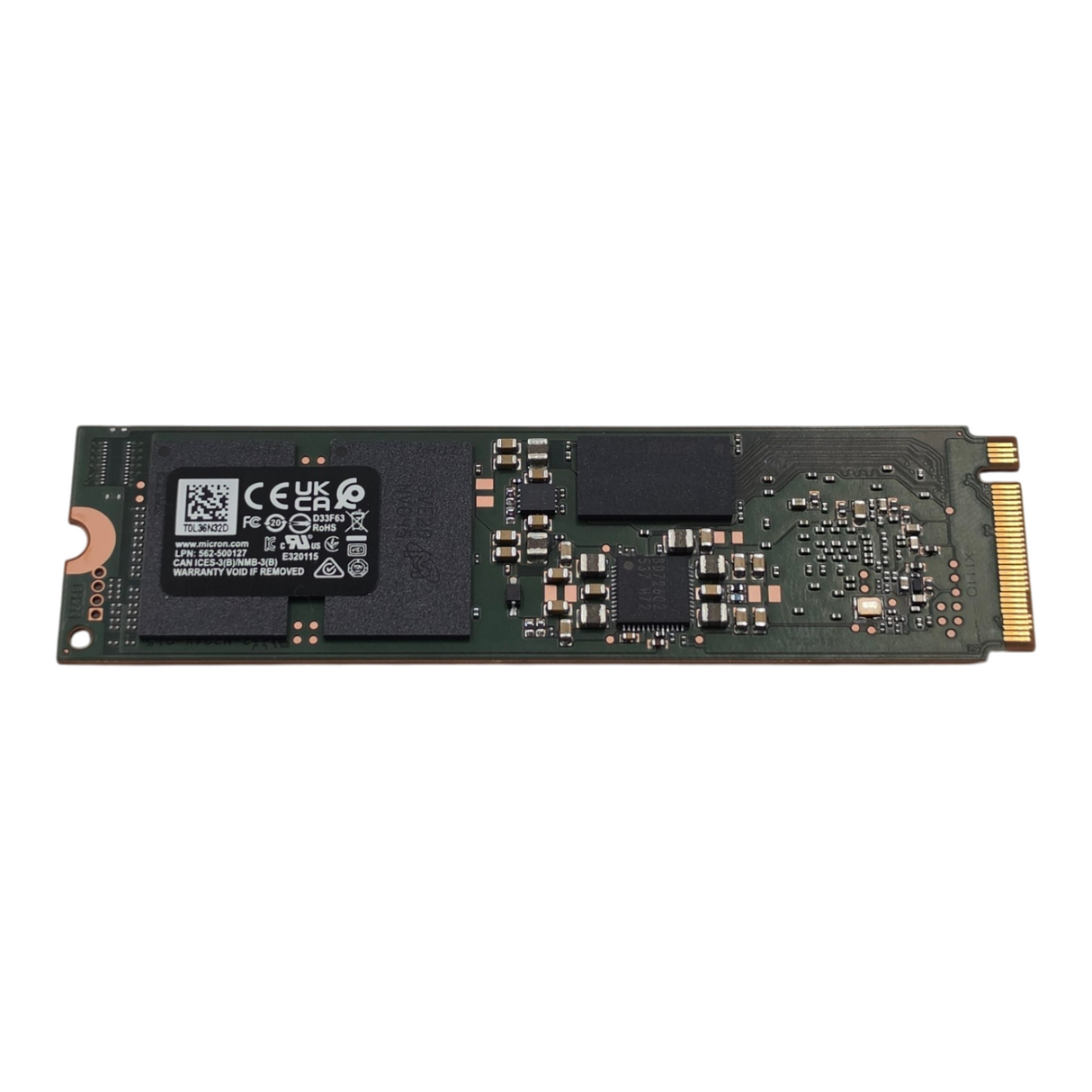 NEW Dell 3H1F4 480GB NVMe PCIe Gen4 x4 M.2 2280 RI Enterprise SSD MTFDKBA480TFR