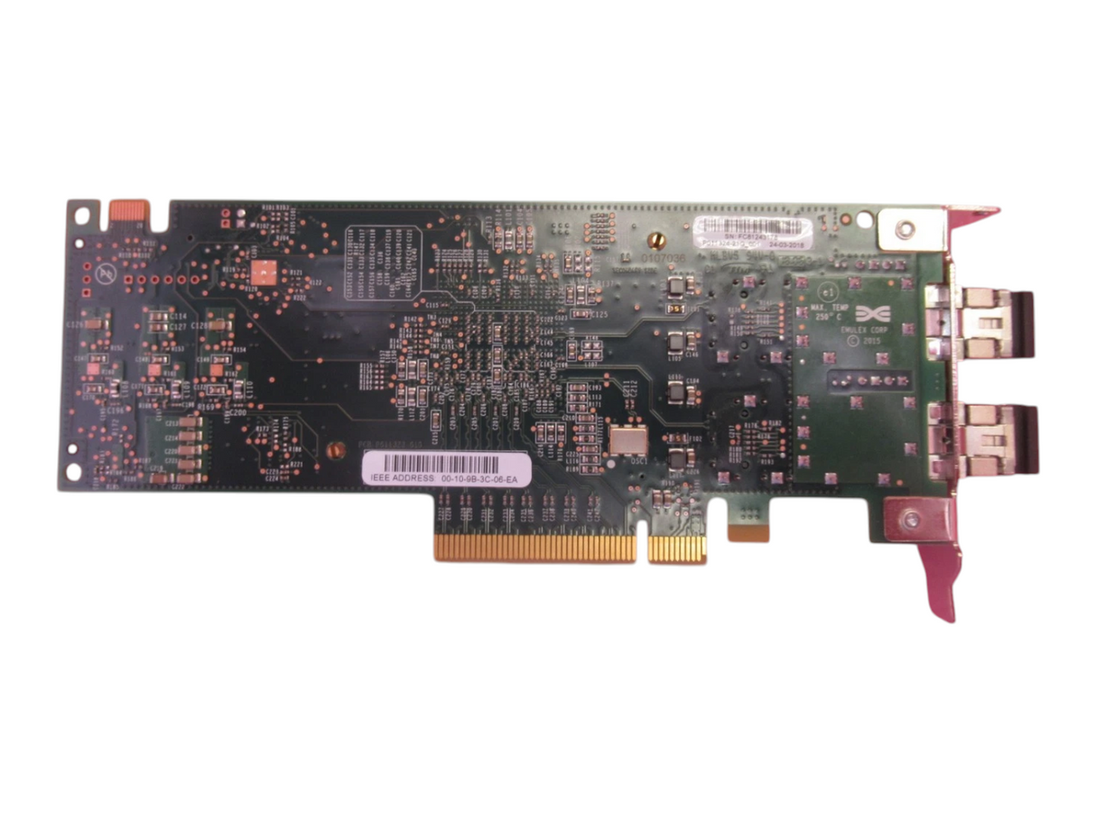 Fujitsu LPe32002 Dual 32Gb/s Fibre Channel Controller MMF LC PCIe 2 x SFP